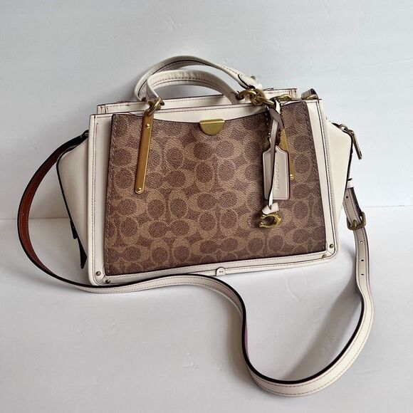 Coach Dreamer Chalk Signature Crossbody Tote Bag Style 54160 - Picture 2 of 16